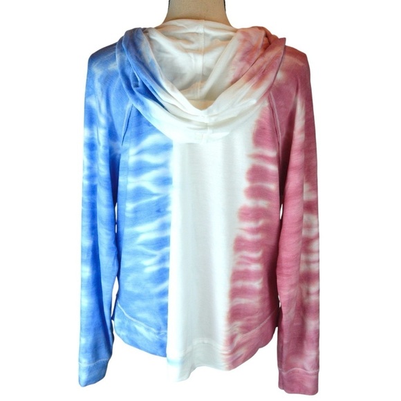 Maurices Lightweight Soft Flowy Tie Dye Pullover Hoodie, Medium NWT - Picture 6 of 10